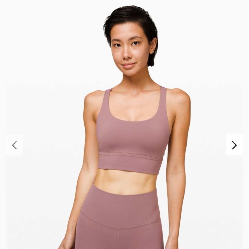 Lululemon energy bra long line sports bra